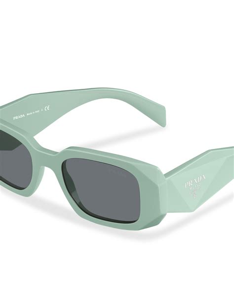 light blue prada sunglasses|Prada sunglasses blue lenses.